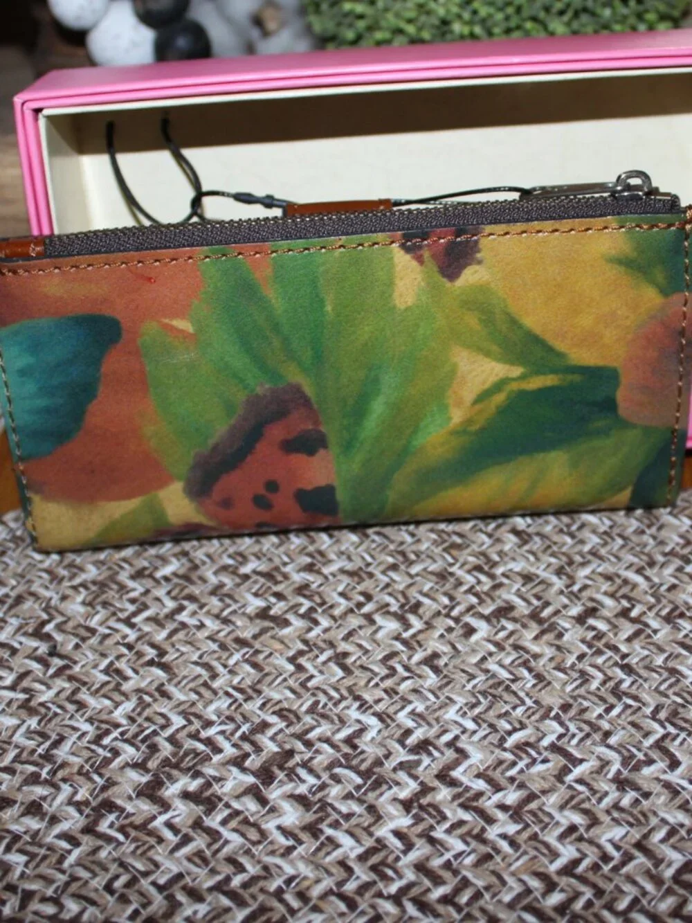 NWT Patricia Nash Watercolor Bifold wallet and Coin Purse STUNNIG SET!!